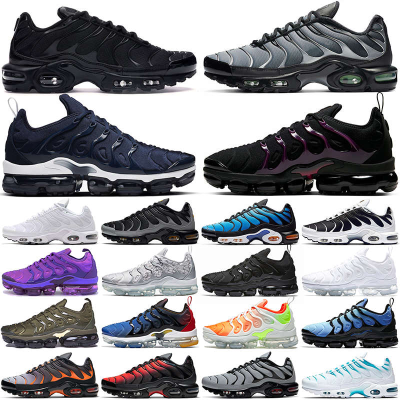 

TN plus running shoes men women trainers Black White Noble All Red Dark Blue Olive tns mens womens outdoor sport sneakers oversize 36-47, 40-46 oreo