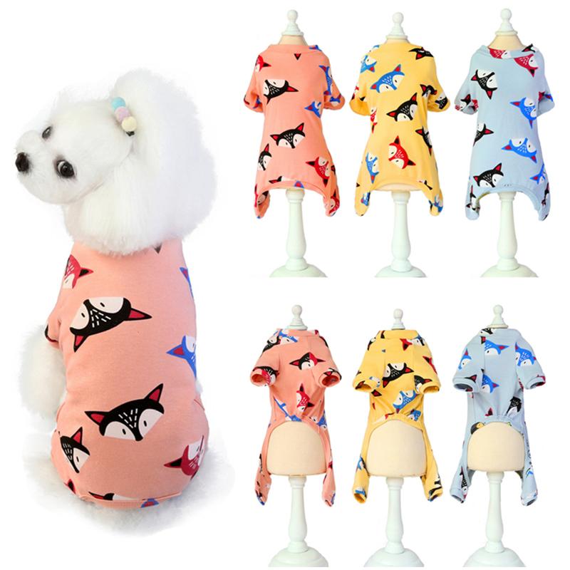 

Dog Pajamas Pet Clothes For Small Dogs Cat Pyjama Puppy Jumpsuit Medium Sleepingwear Warm Clothing Coat Yorkshir Apparel