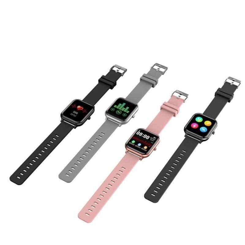 

Smart Watch Women Men Smartwatch For Android Electronics Clock Fitness Tracker Silicone Strap Wristbands