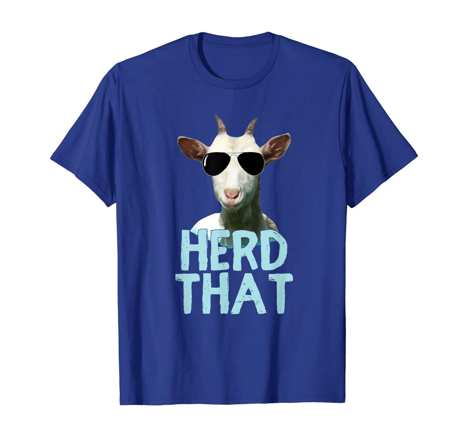 

herd that goat t shirt gift for goat lovers, White;black