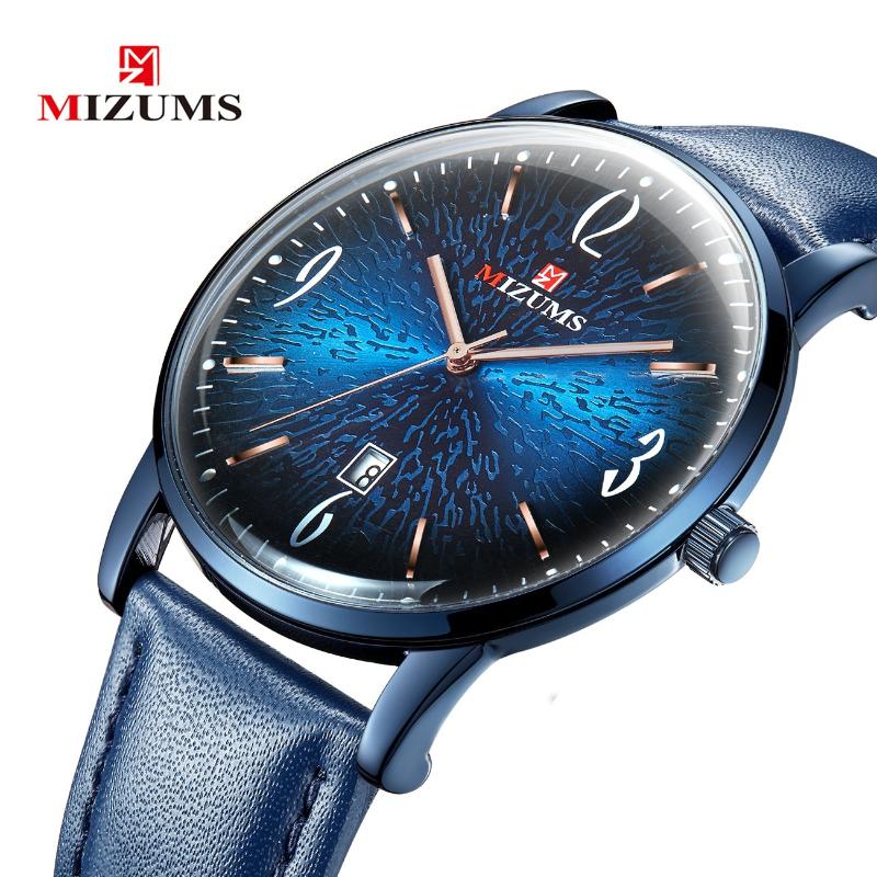 

Wristwatches Fashion Sport Watch Waterproof Mens Watches Top Quartz Relogio Masculino Reloj Hombre Leather Strap Montre Homme, Slivery;brown