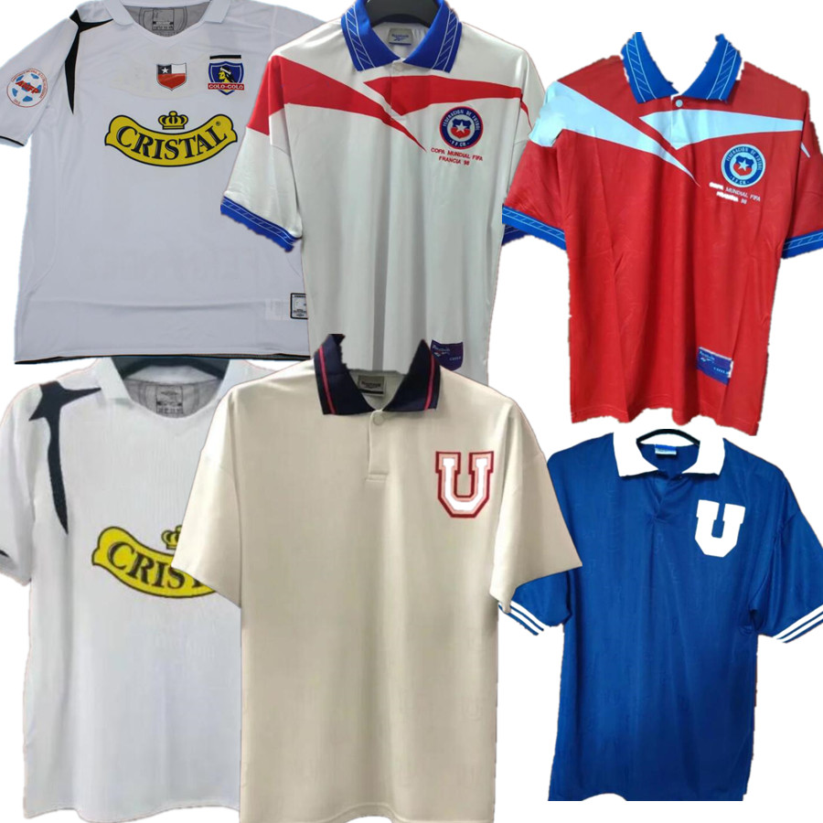 

colo colo retro 2006 2007 soccer jerseys Argentina csd home white Vintage Camiseta de fútbol Classic 06 07 fernrndez football shirts