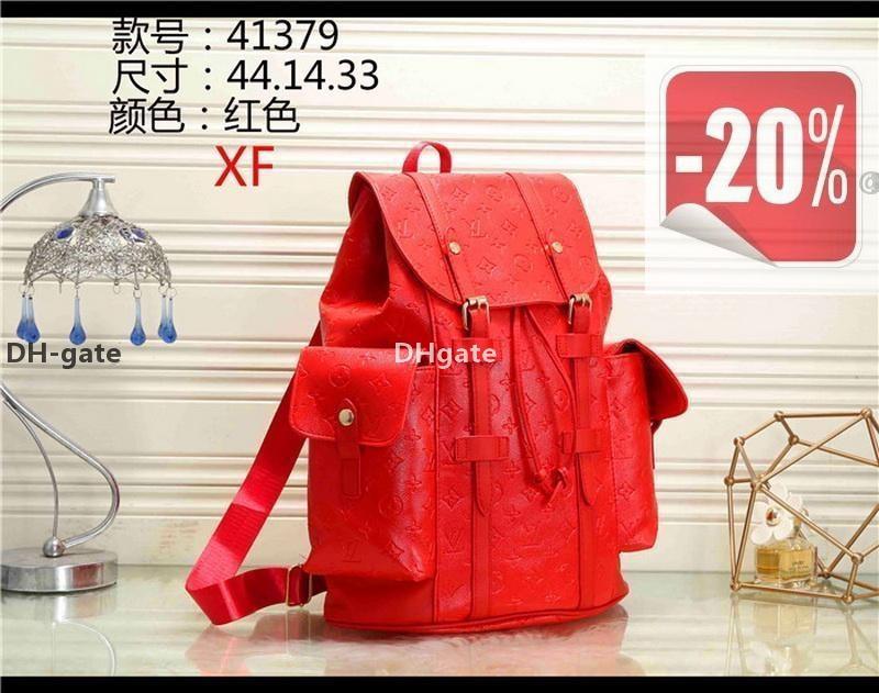 

2-1 LOUIS 1 VITTON Fashion Crossbody Shoulder HandBag Women Purse Messenger Bags Wallet Tote Clutch Bag backpack travel men 2-41379, Red;black