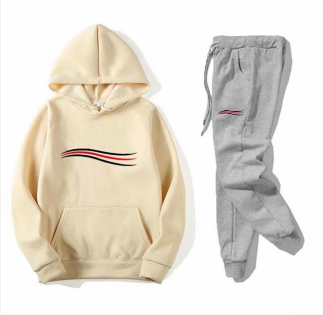 

Designer Women Tracksuits Men Sweatsuit European American High Street Fashion Long Sleeved Sweatshirt hoodies AND Pants 2 piece Set Ladies sportswear suit, Colour 19