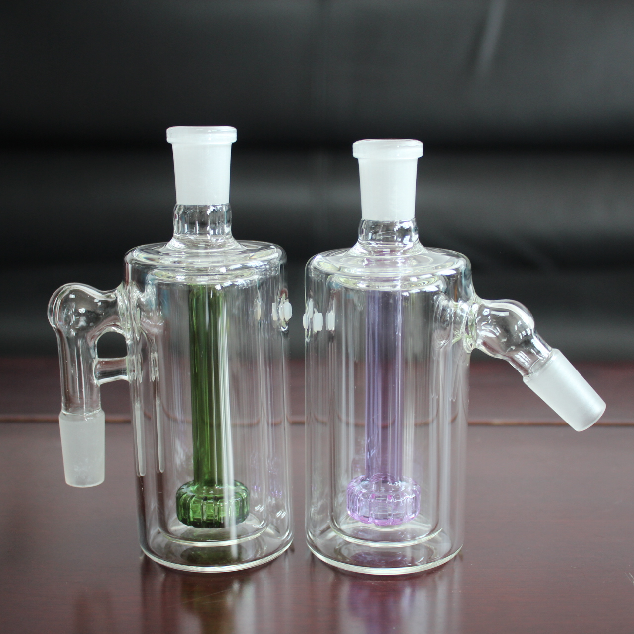 

Newest smoking glass wax reclaimer ash catcher 14mm joint for bong water pipes