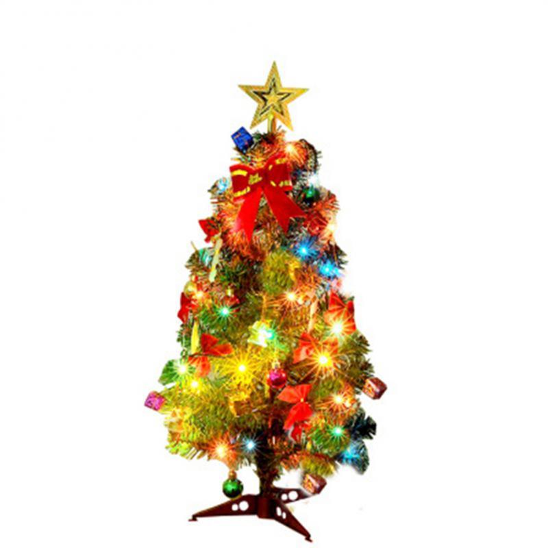 

Christmas Decorations 30/45/60cm LED Pine Tree Light Decoration Xmas Party Ornament For Home Office Tabletop Decor Year Gifts