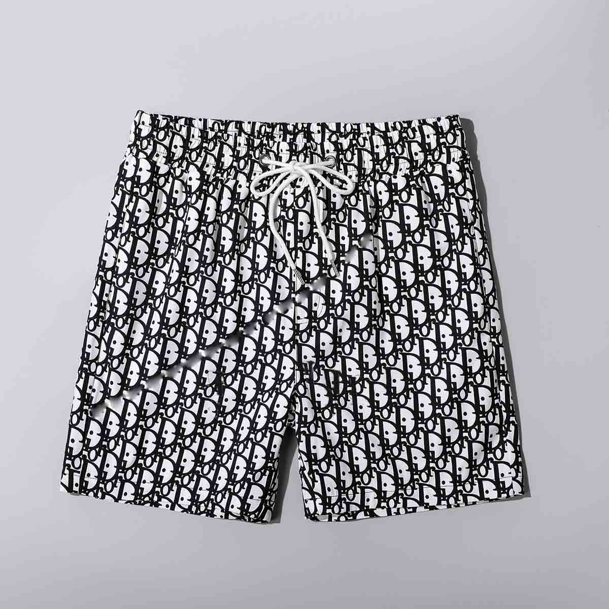 

21ss men's shorts casual essentials letter print loose loop and hip-hop Summer top quality, White;black