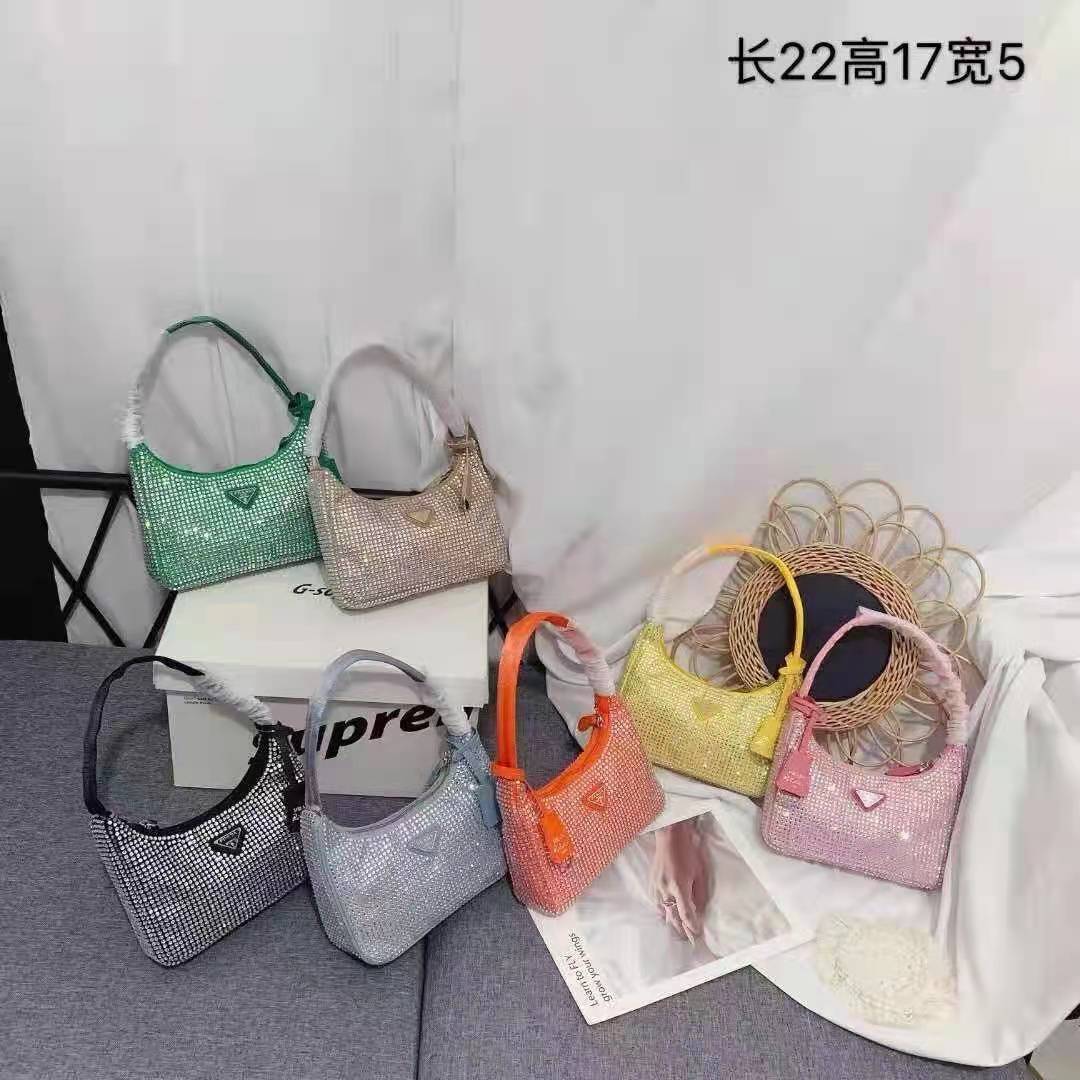 

womens Shoulder Bags Handbags Luxurys Designers Crossbody Bag Backpack Totes Half Moon Designers Purses Satin Hobo, Extra cost not bags