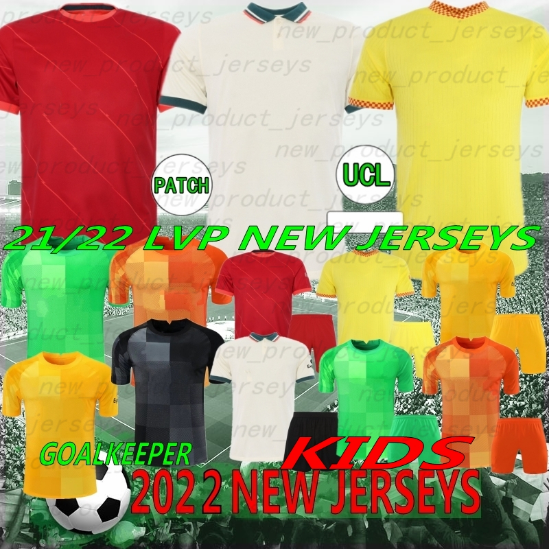 

Thai 21/22 Mohamed Soccer Jerseys 10 MANé 11 M. SALAH 9 MILNER HENDERSON 4 KEITA 12 GOMEZ 17 Origi 3 FABINHO 1 A.BECKER Men Kids Kits Football Shirt uniforms, Liwupu