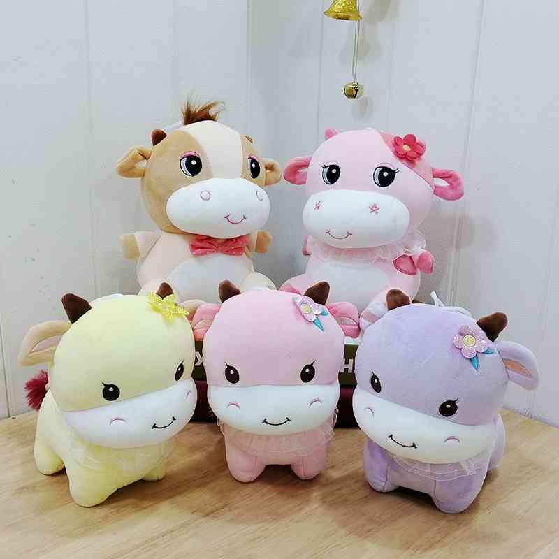

Cute calf Plush Toy 8 inch grab baby cow throwing doll children's toy