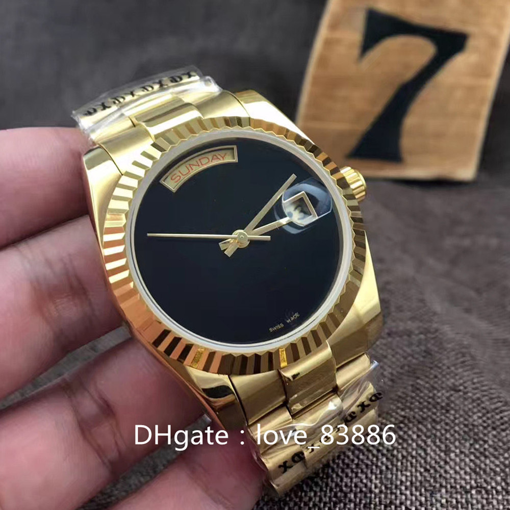 

Top High Mens Watches quality 36mm 41mm Double calendar Automatic Movement Stainless Steel 2813 Mechanical s waterproof Luminous Wristwatches