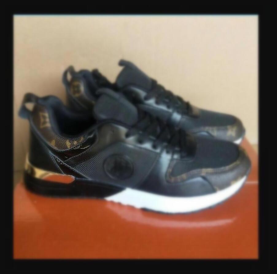 

MEW TOP LUXURY Men brand women shoes zxx005 688 LVLOUISVITTON shoes, Black