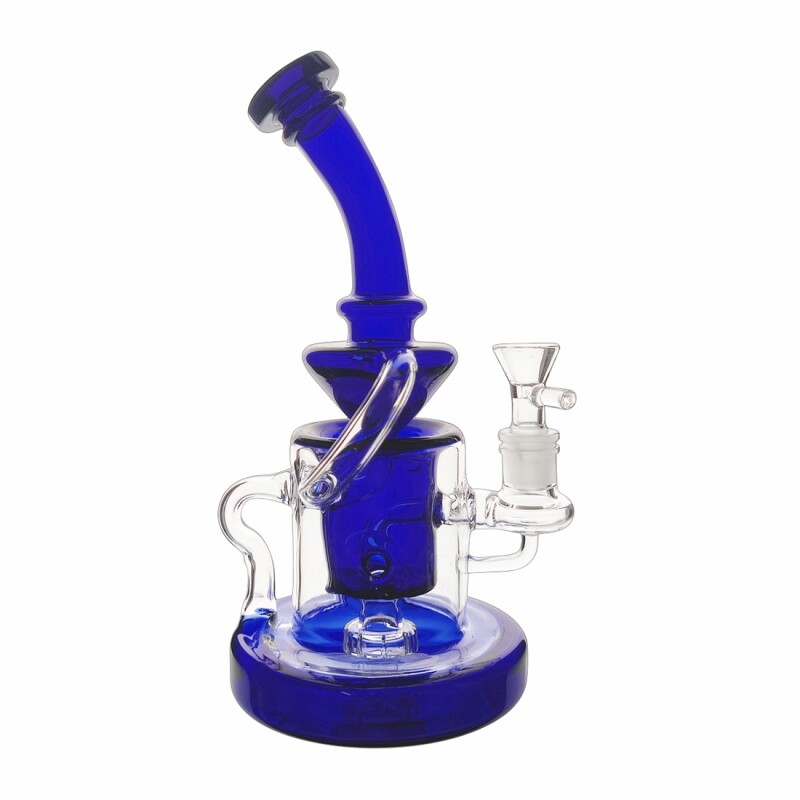 

hookahs Tornado Klein Recycler Showerhead Perc Dab Rig beaker bongs oil dabs rigs 14mm joint bowl