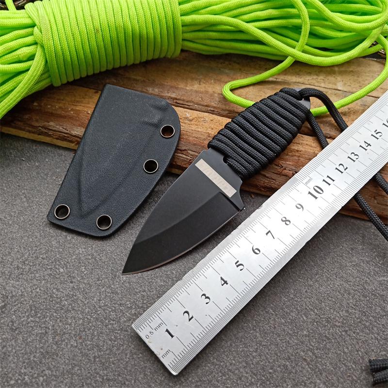 

Necklace diving knife 8cr13mov Blade Camping Outdoor Self defense Tactical knives