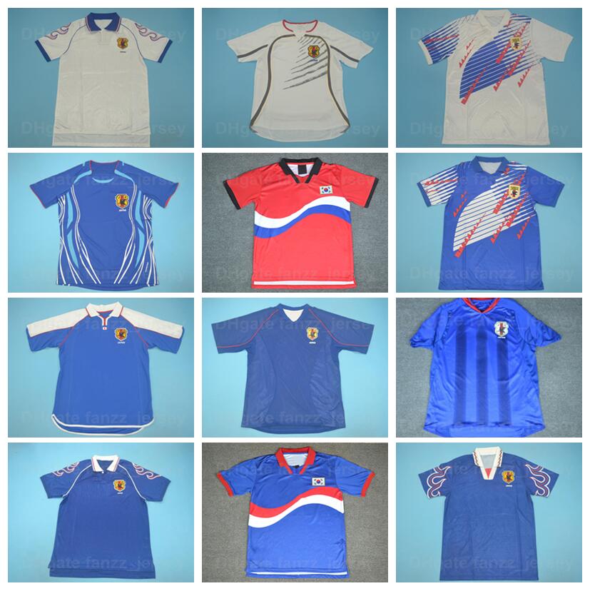 

National Team Retro Japan KAZU Soccer Jersey 1996 1999 2002 Japanese Vintage NANAMI NAKAMURA INAMOTO OKANO HATTORI OKAZAKI YANAGISAWA Football Shirt Kits Men, 1998