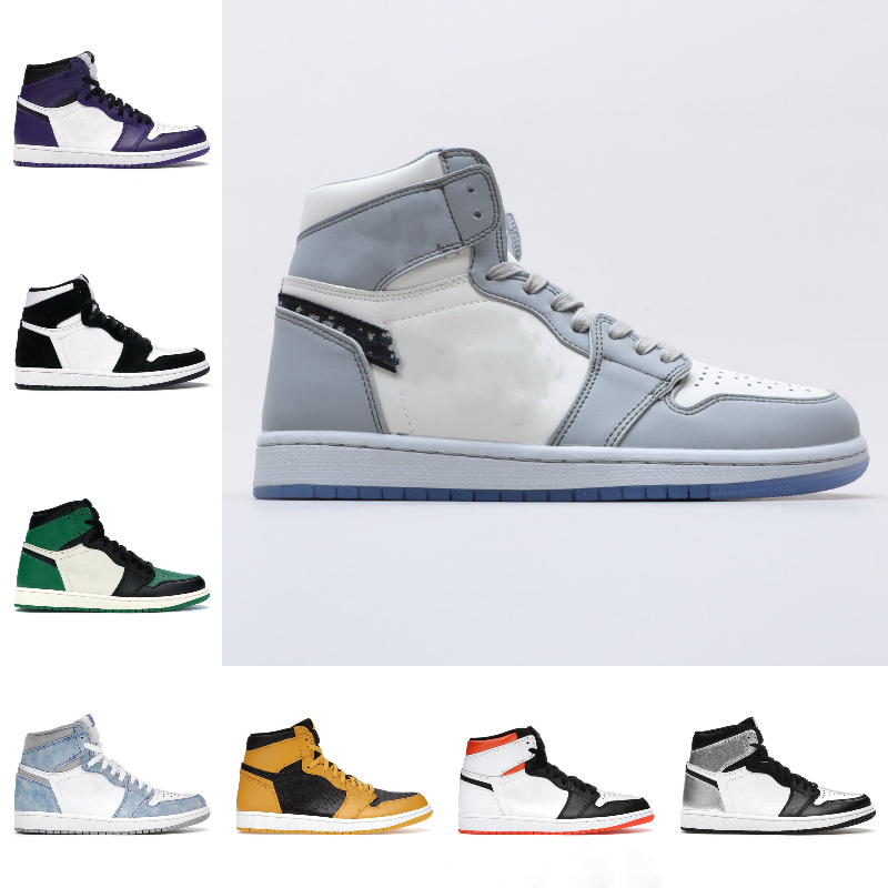 

High Quality Hyper Royal 1 1s Basketball Shoes Mens Women Seafoam University Blue Electro Orange Chicago Prototype Bred Pollen UNC Obsidian Trainer Sneakers, Please contact us