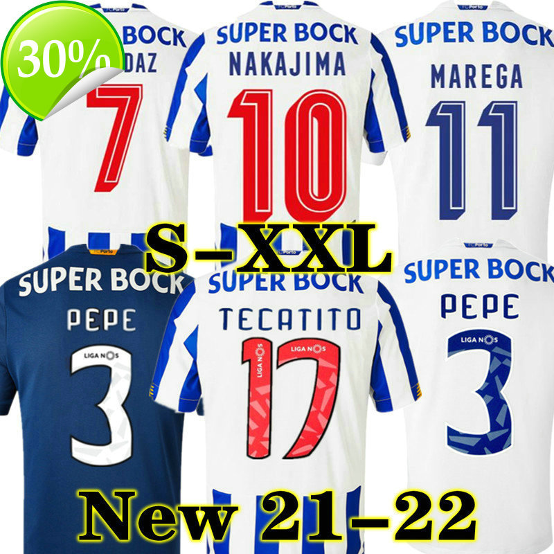 

20 21 soccer TECATITO jersey 2021 2022 Sergio Oliveira Mehdi Moussa Luis Diaz Mateus Evanilson PEPE Man fourth football shirt Otavio Porto, Black