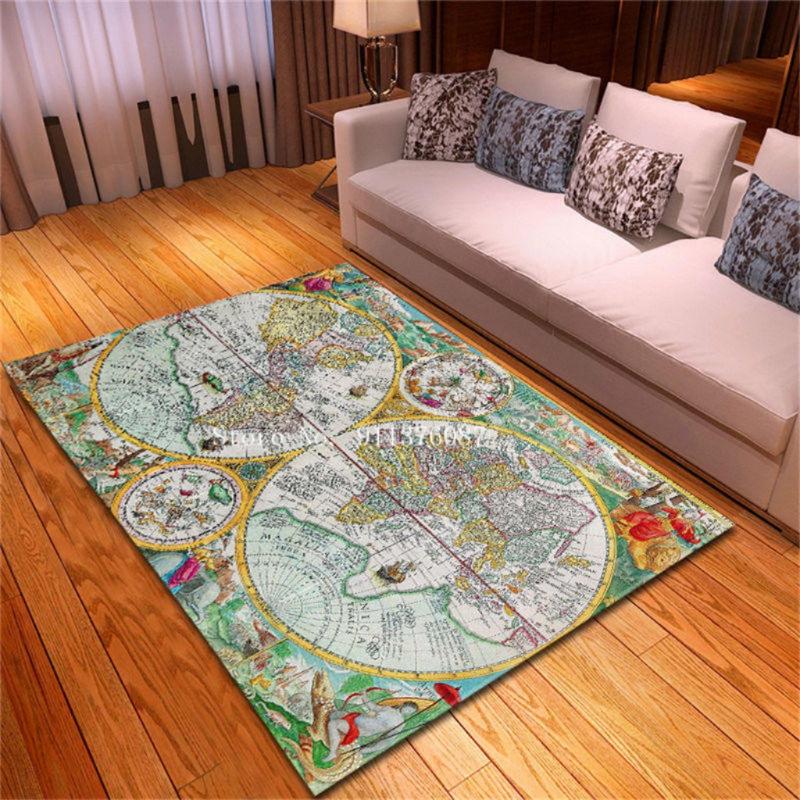 

Carpets Euro Living Room Carpet Nordic Style Printed Rugs For Bedroom Study Dining Hall Kitchen Mat In The Hallway, 03