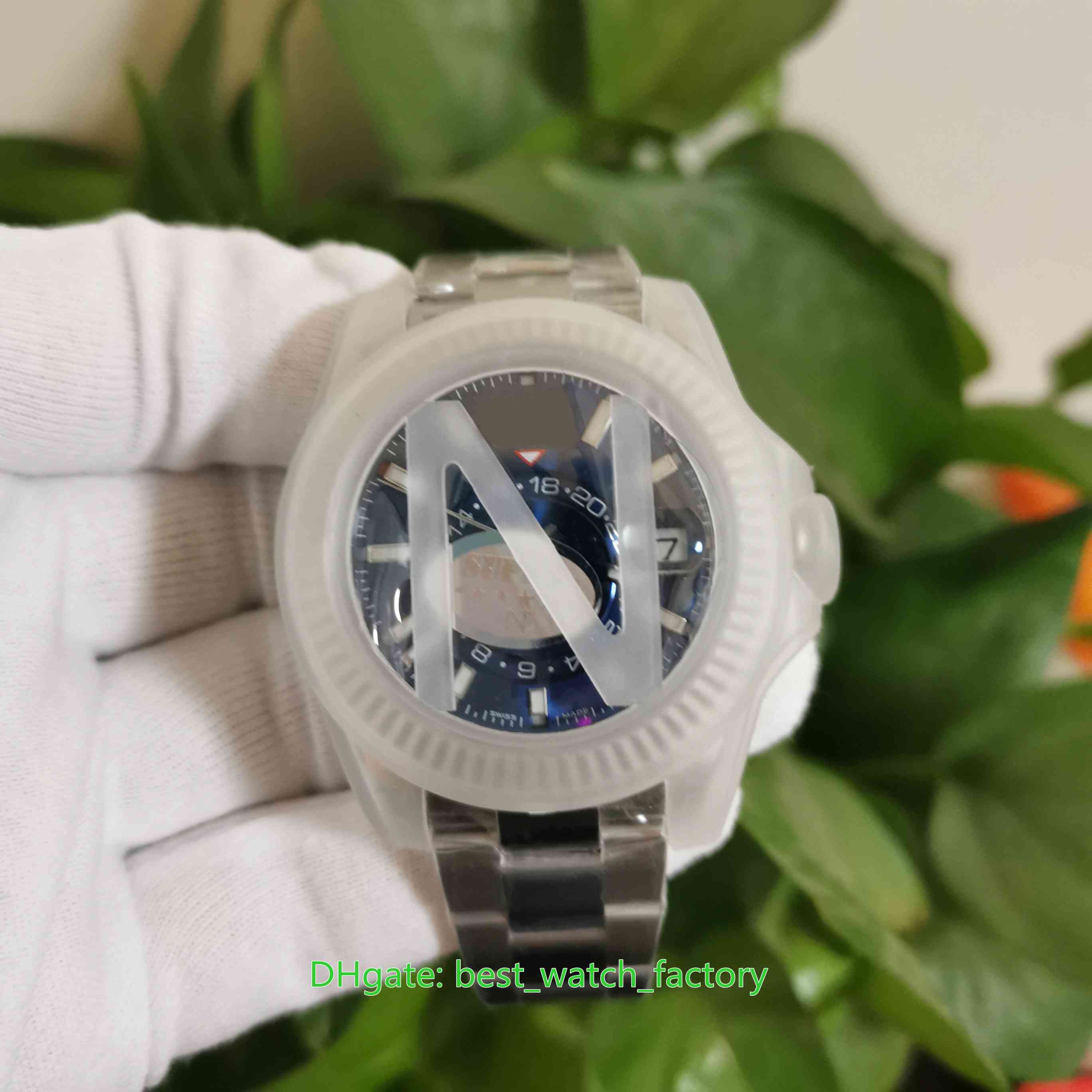 

NOOBF Maker Perfect Version Watches 42mm Sky-Dweller 326934-0003 GMT Month Red Dot Workin Sapphire CAL.9001 Movement Automatic Mens Watch Men's Wristwatches, No box papers