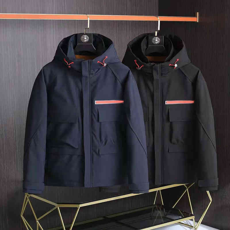 

Men's Vintage winter mountaineering et, waterproof, windproof sve, dustproof, comfortable, warm, luxurious, sportswear, Black