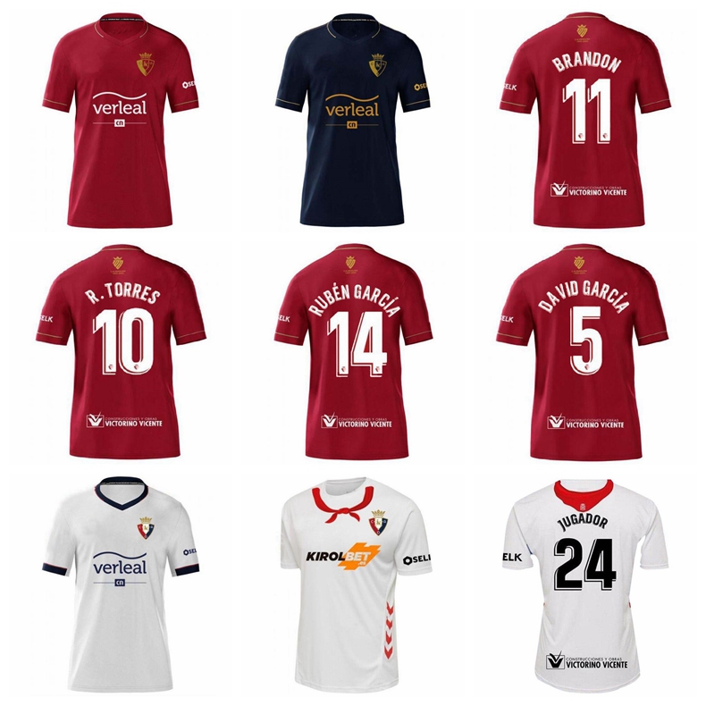 

100th 20-21 Soccer Osasuna 10 Roberto Torres Jerseys 9 Ezequiel Avila 14 Ruben Garcia 5 DAVID Aridane Hernandez Football Shirt Kits, White