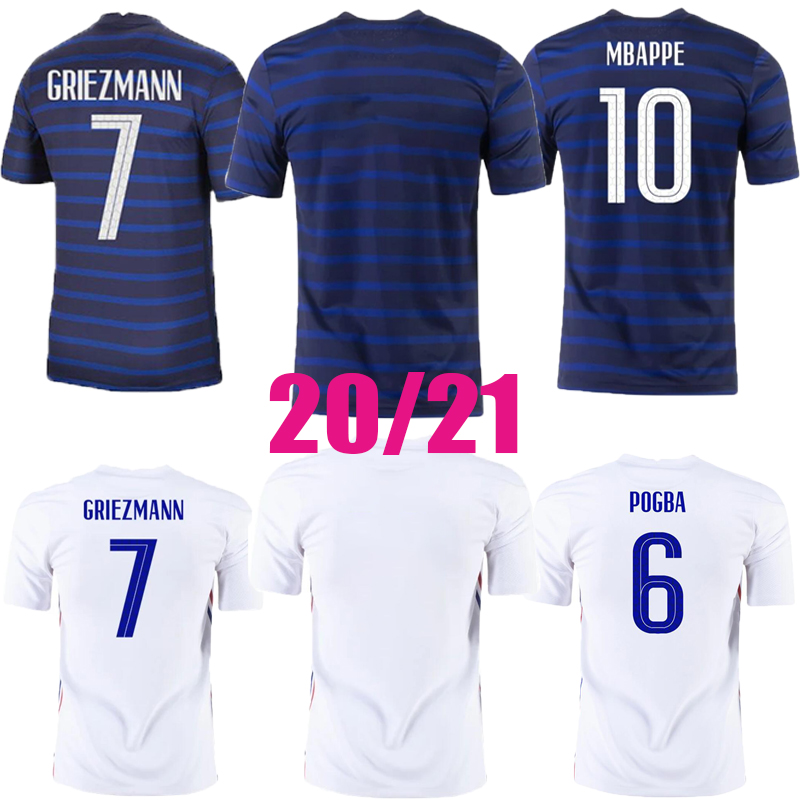 

2021 GRIEZMANN MBAPPE Adult soccer jersey KANTE 20 21 Centenary POGBA shirt Maillot de football ZIDANE GIROUD MATUIDI Kimpembe Ndombele Thauvin 100TH, Black