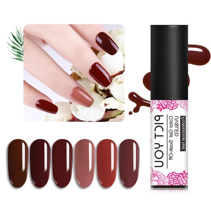 PICT YOU 5ml Caramel Series Gel Polish Soak Off UV Gel Varnish One-shot Color Nail Art Semi Permanent Vernis Top Coat Nail-image-691860458
