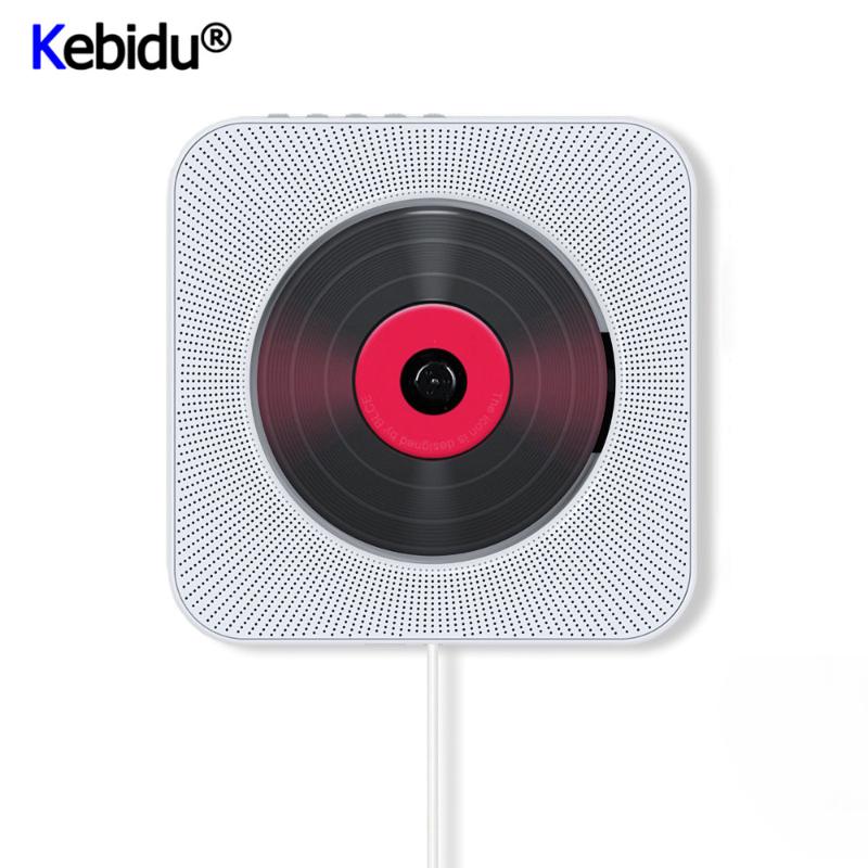 

Player Wall Mounted CD Surround Sound FM Radio Bluetooth USB MP3 Disk Music HiFi Boombox Pull Switch Remote Control EU
