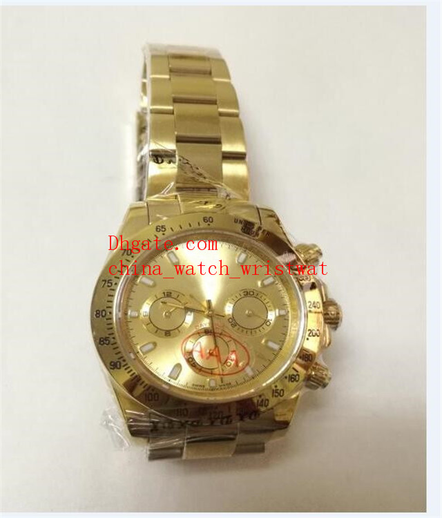 

Classic Mens Watches 40mm 116506 116508 116520 116505 Sapphire Glass Mechanical No Chronograph 316L Steel Bracelet Luxury Watch Waterproof Luminous Wristwatches