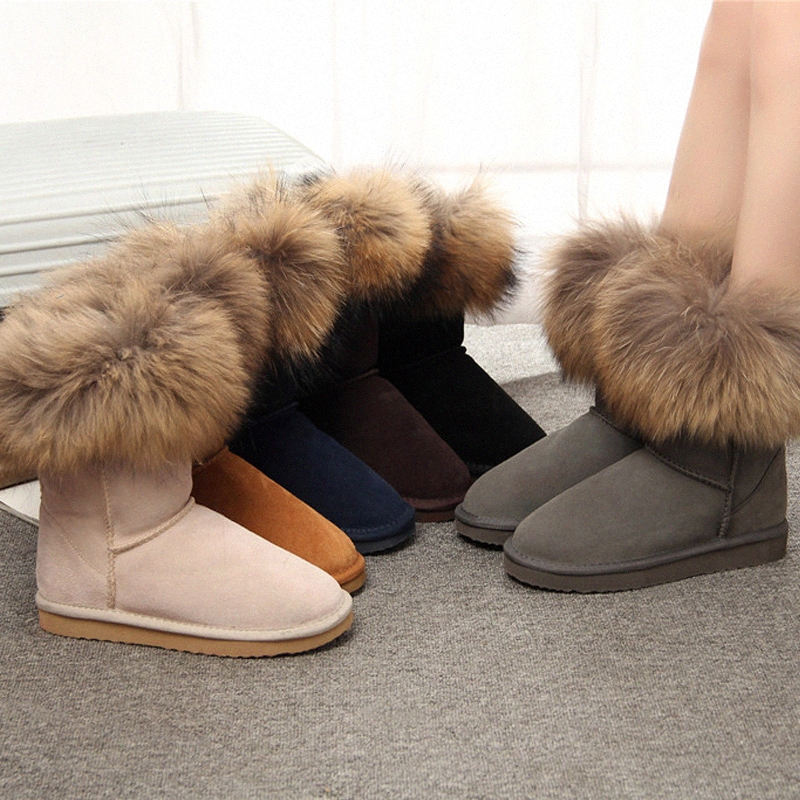 

2021 with box uggs classic mini fluff collar boots luxury designer ankle snow women brown burberry chunky combat desert yeah womens ugglis wgg #6f v5UH#, Socks (3 pairs)