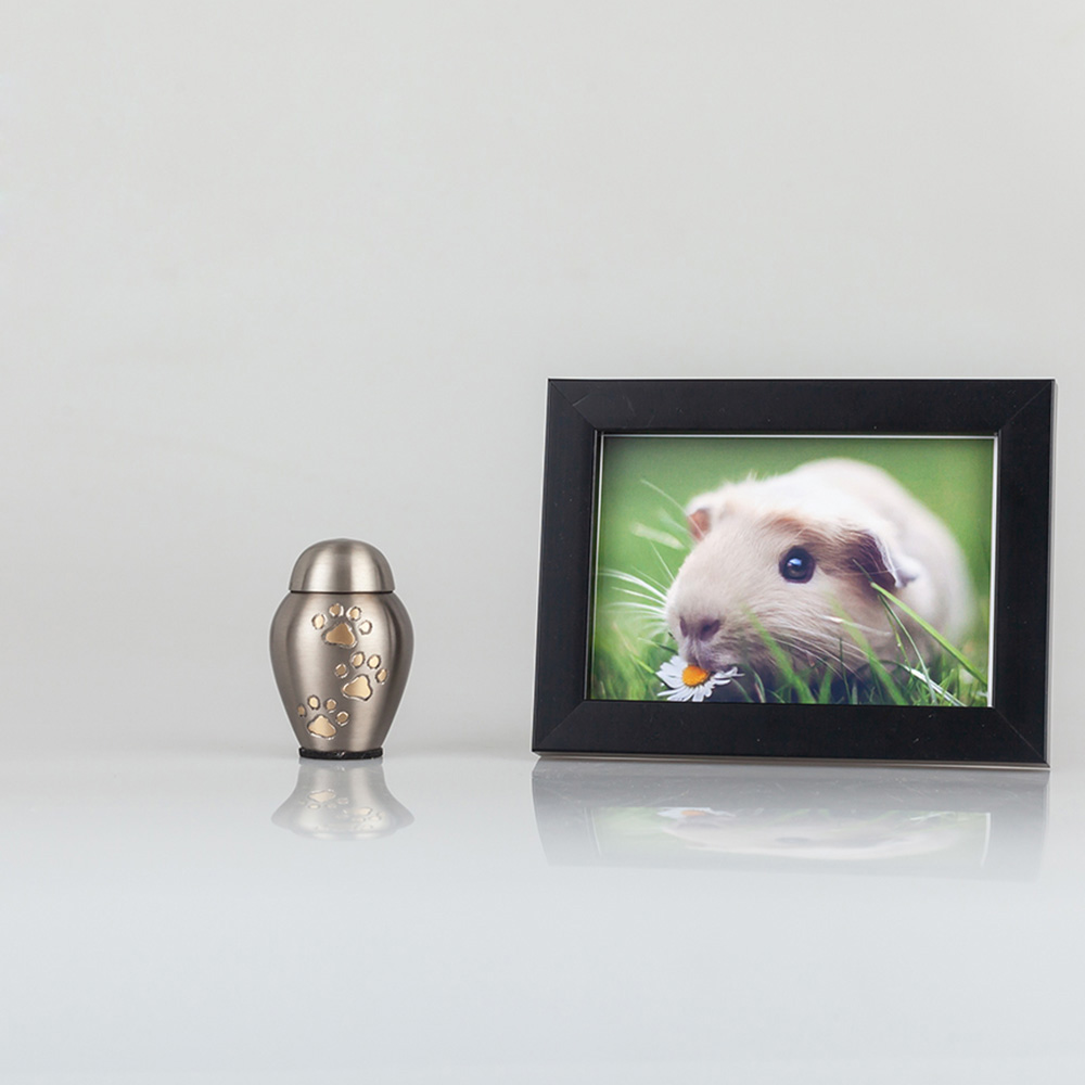 

Dog pet cremation urn pendant,Ashes jar souvenirs,cremation urns for storing the ashes or hair of beloved animals as souvenir gold