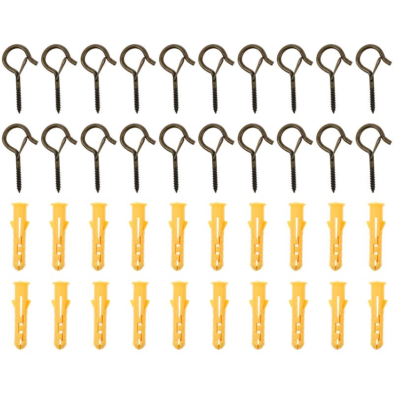 

Hooks & Rails 20Pcs Metal Screw Christmas Chandelier Multi-purpose Safety