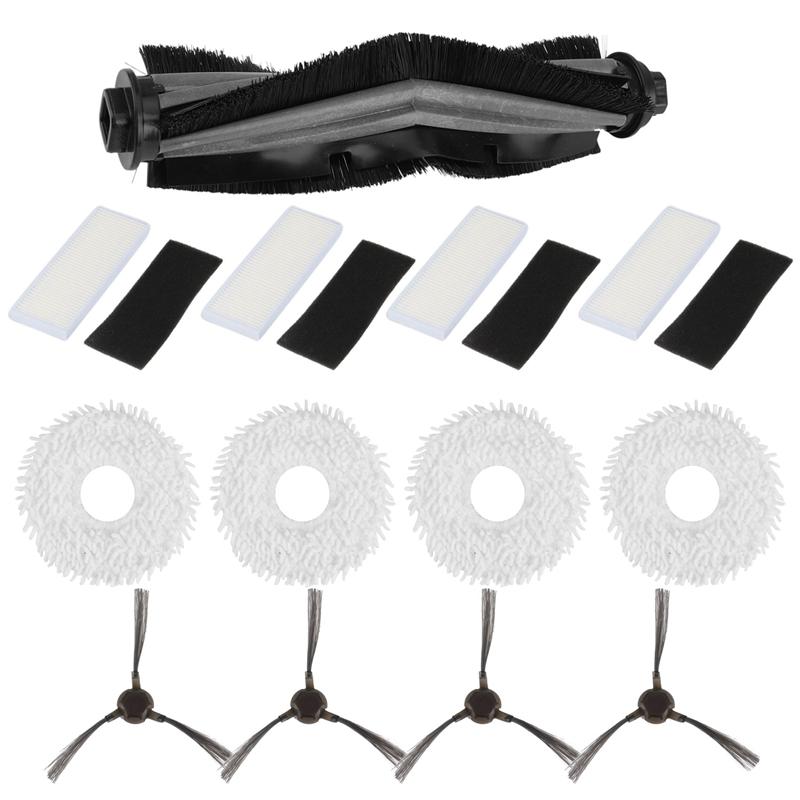 

Vacuum Cleaners 13Pcs Main Brush For ECOVACS N9+ Robot Cleaner Sweeping Mopping Pad Mops Rags Hepa Filter Side Brushes Parts