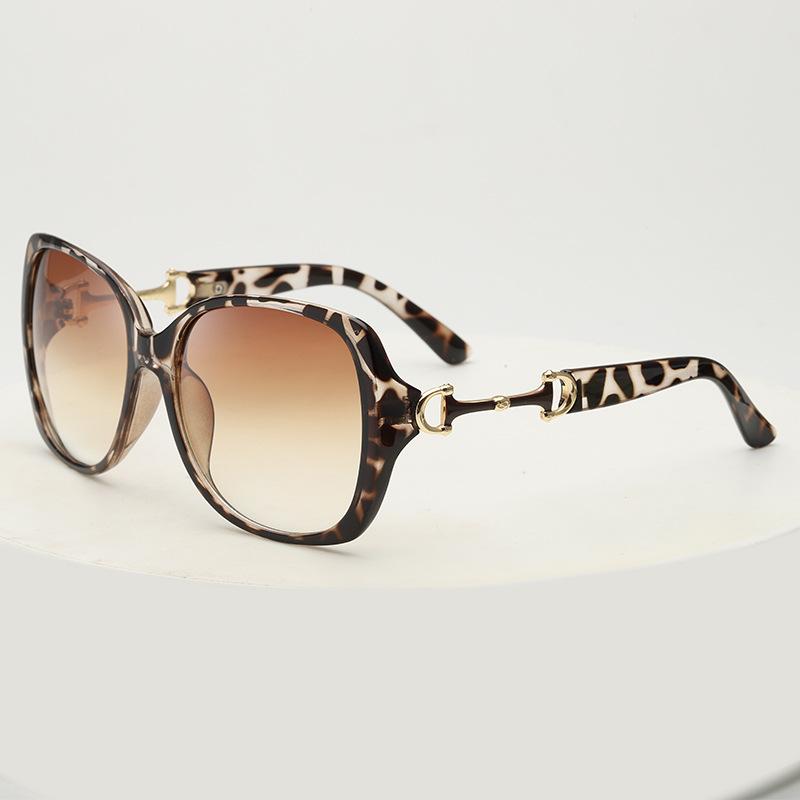 

Sunglasses 2021 Fashion Oversized For Women Harajuku Street Style Leopard Uv Protection Eyewear Alloy Frame UV400