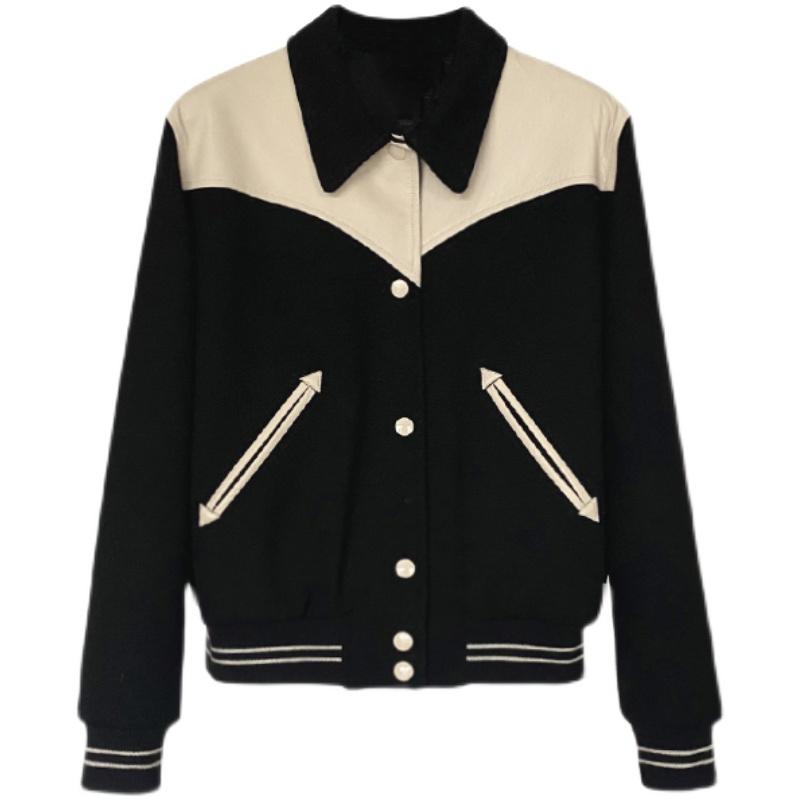 

2022 Fashion Men Women Jackets Runway Luxury Designer European Design Party Style Male Clothing Baseball, Black