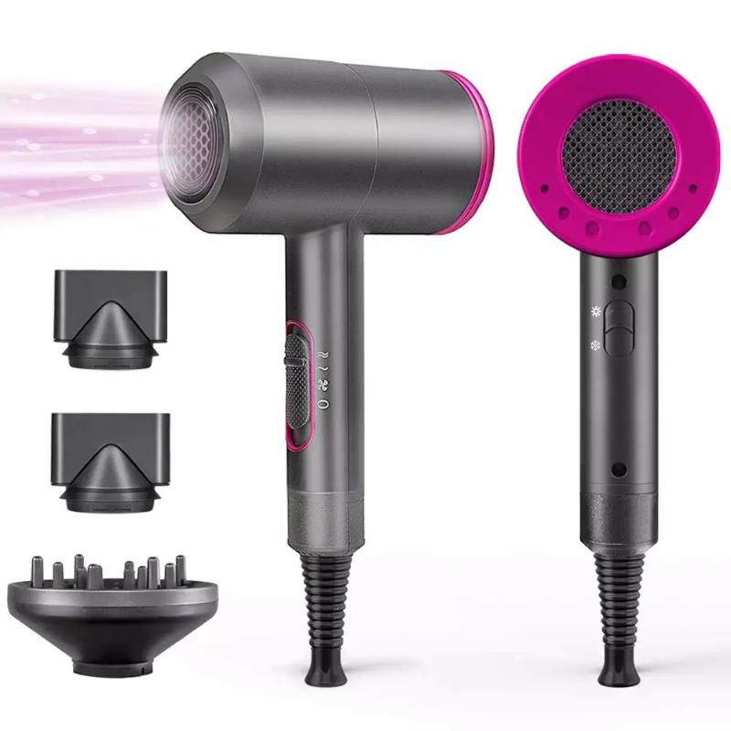 

Electric Hair Brushes Dryer Strong Wind Professional Brush Cold Negative Lonic Hammer Blow Diffuser