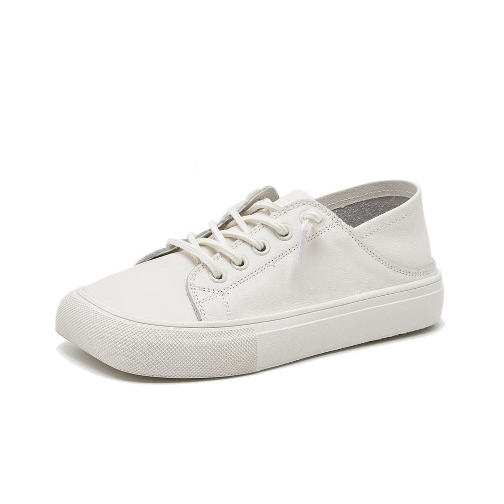 

Casual shoes In the spring of 2021, new Korean head lear square casual small white shoes with flat bottom and low condom for two women's JQU9, Black