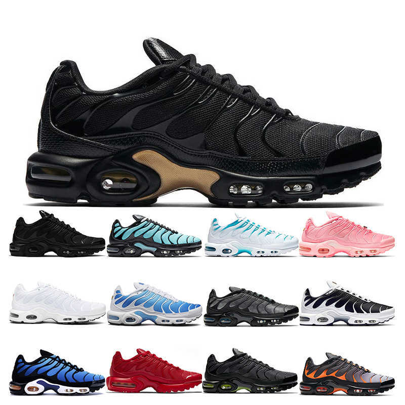 

2021 tn plus running shoes mens women white black hyper bule Fury Sunset true green Midnight Navy Lava sport sneaker trainer