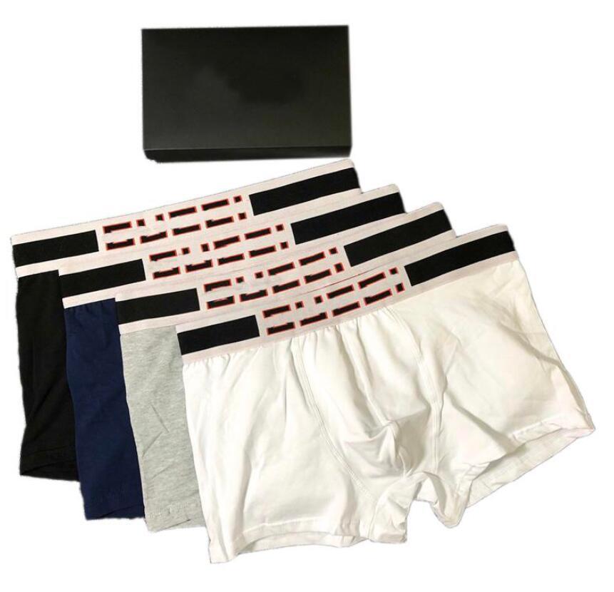 

mens boxers Underpants 1 box = 3 pieces underpant Sexy Classic men Shorts Underwear Breathable Underwears Casual sports Comfortable Asian, G1(with logo and box)