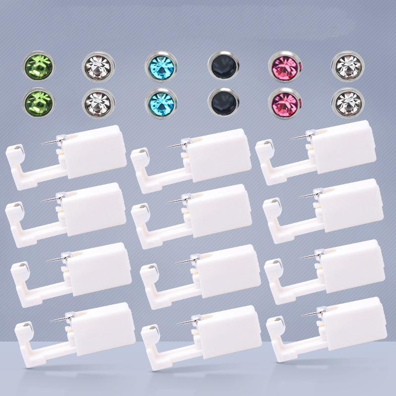 

Disposable Painless Ear Piercing Gun Healthy Sterile Puncture Tool Without Inflammation for Earrings Piercer Tools Machine Kit Stud DIY Jewelry 20pcs