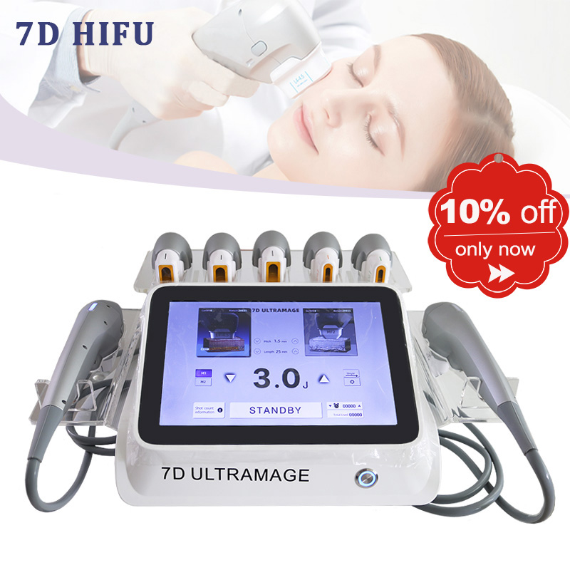 

7D HIFU Machine Facelift Ultrasound Beauty Device Body Slimming Professional 9D Face Lifting Wrinkle Removal for Skin