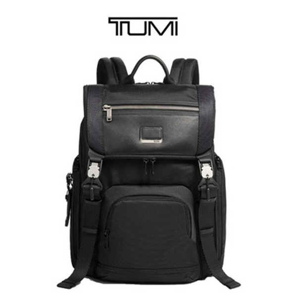 

TUMI Duffel bag backpack 232651Alpha Bravo series convenient magnetic buckle men's computer backpacks, Blue