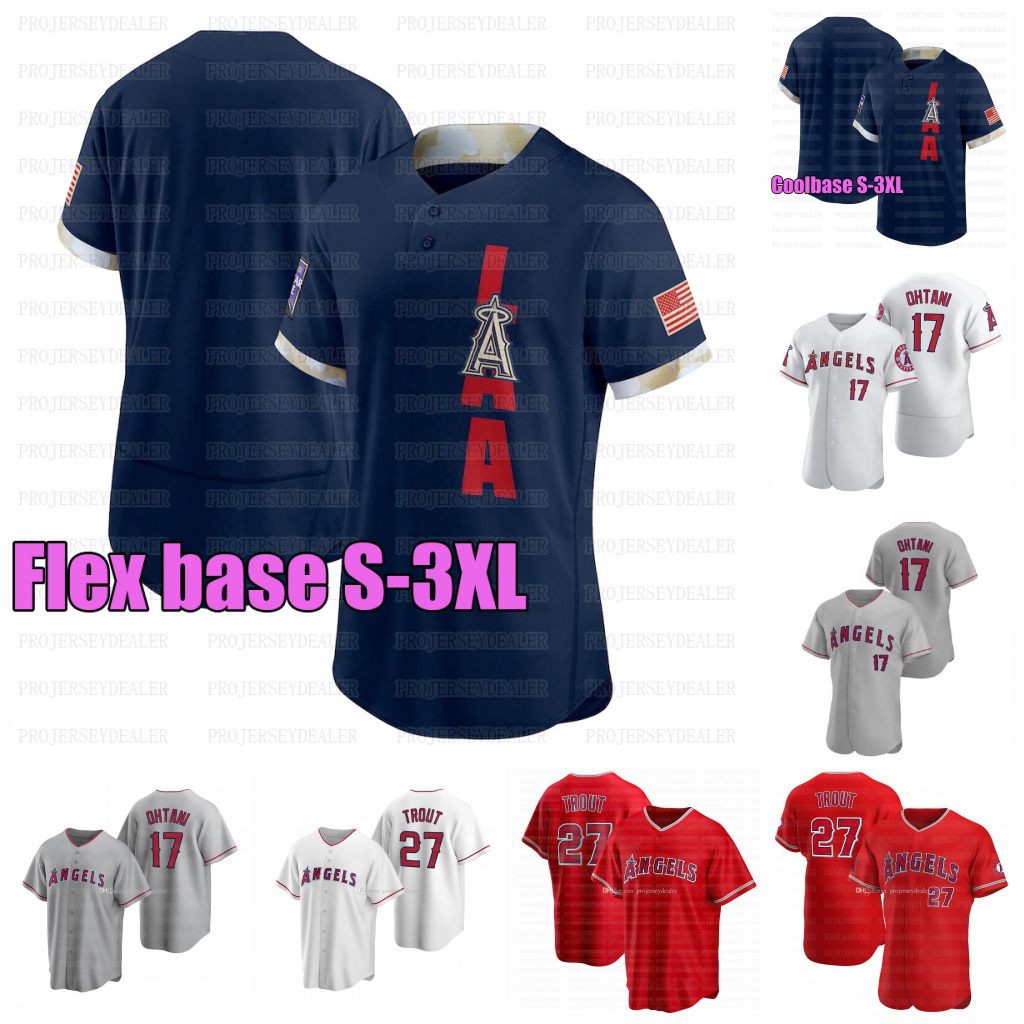

Angels Shohei Ohtani 2021 All-Star Game Jersey Mike Trout Anthony Rendon Raisel Iglesias Albert Pujols Justin Upton Fletcher Adell Jose Quin, Blue;black