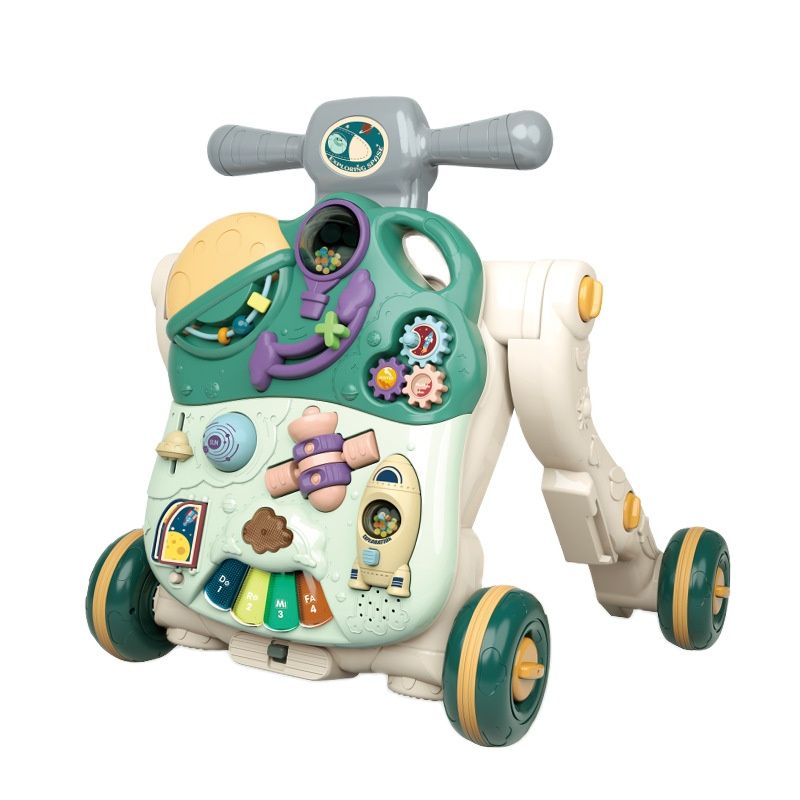 

Baby Walker Multifunctional Trolley Toy Baby Walker Learn to Walk 5 In 1 Multifunctional Anti-O-leg Anti-rollover Boy And Gril