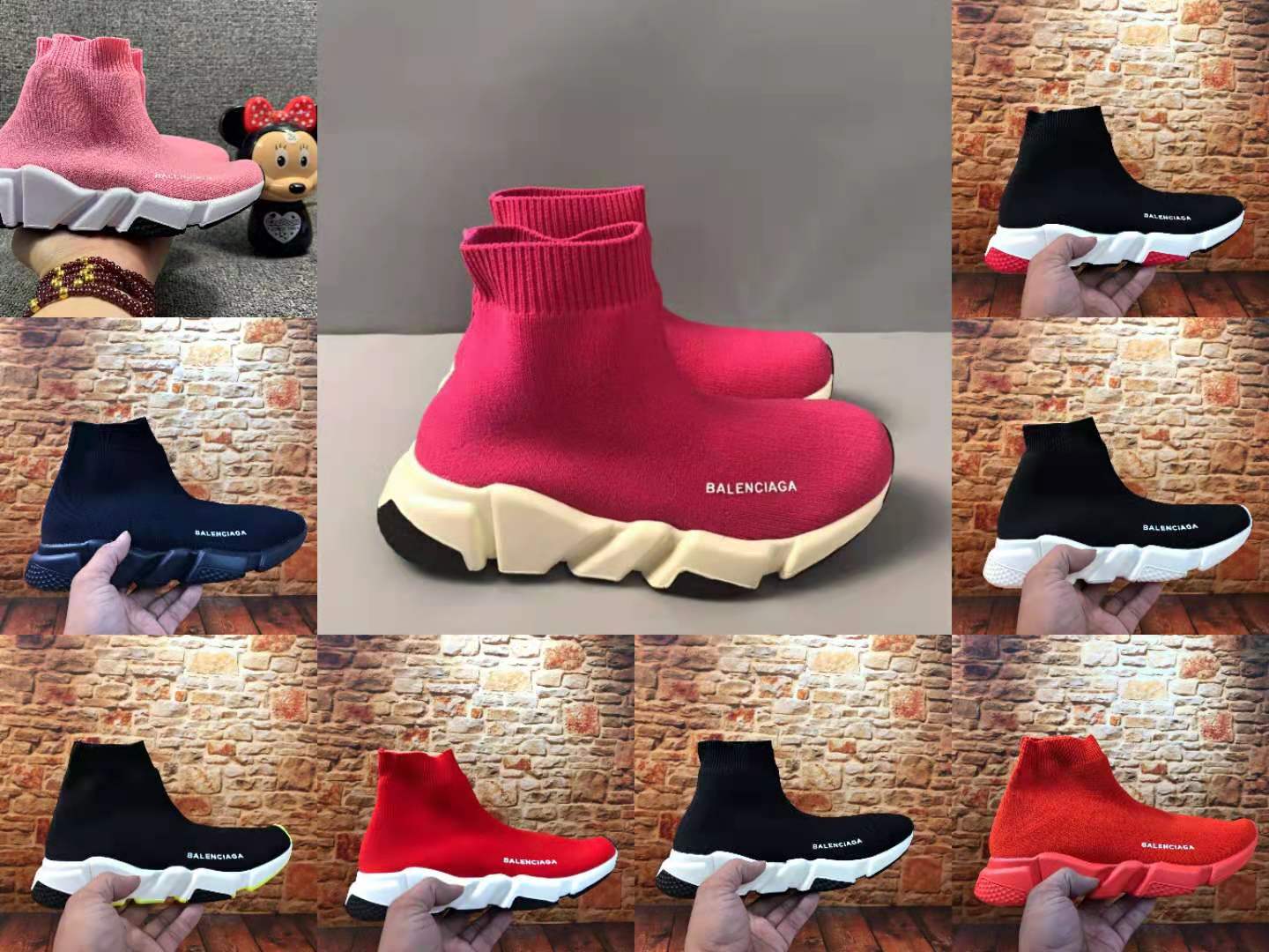 

kid boy girl sport shoes red color child soccer sock boots designer fashion baby boys summer basketball sneakers children run shoe, Black