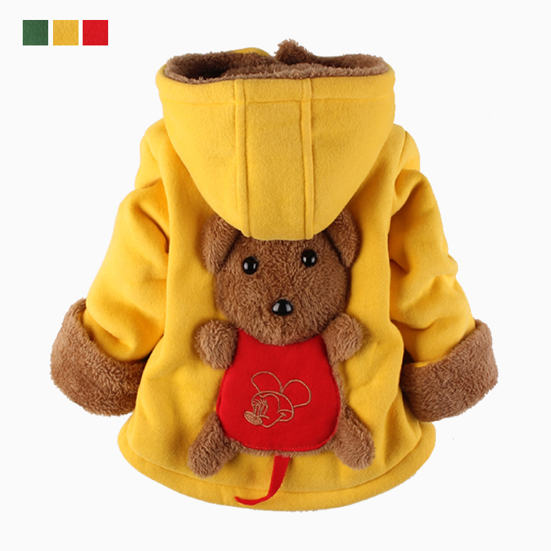 

Fashion Baby Boys Jackets Autumn Winter Kids Warm Thick Parkas Jacket Children Outerwear toddler Girl Coat Boys Girls Clothes, Yellow