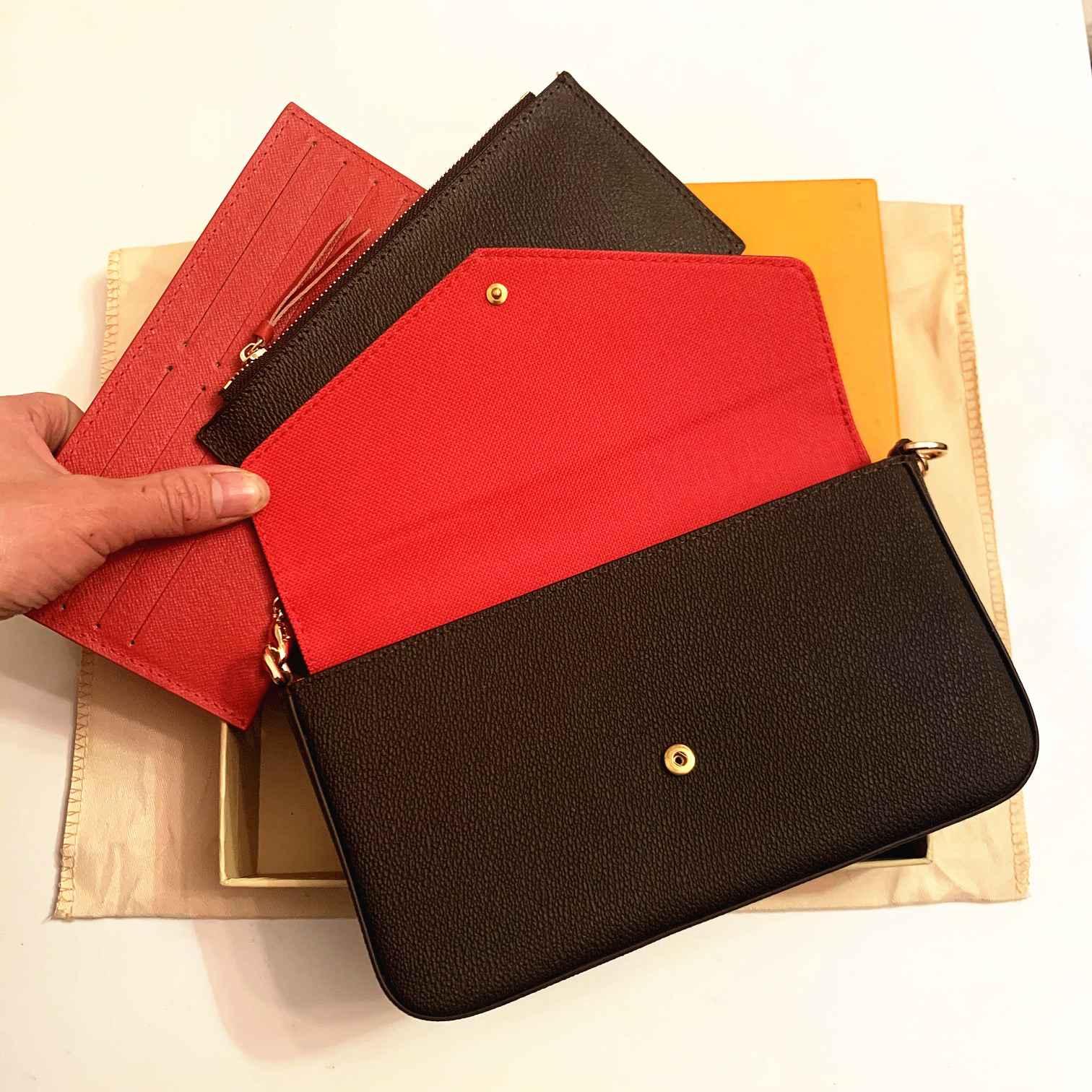 

Top Quality Female louis vuitton 3 PCS set Bag Designer Handbags Women Chain Shoulder Bags Evening Messenger Handbag Purse louise Purse vutton Crossbody viuton bag, Customize