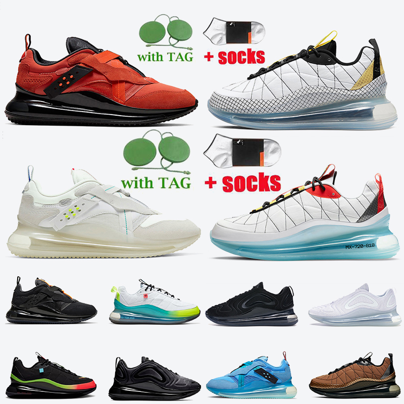 

2021 Men Womens 720-818 Running Shoes 720s Slip OBJ Team Orange Mens Sneakers Summit White Yellow Accents University Blue Cargo Khaki Sports Trainers