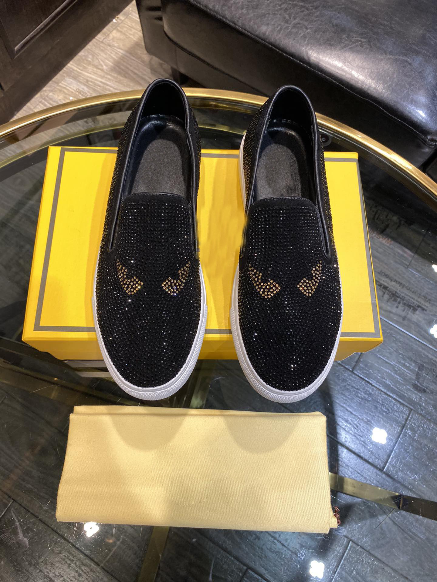 

Men's casual shoes 2021 spring and summer leather one-step men shoess soft bottom breathable white shoe trend casuals peas sho es, Black