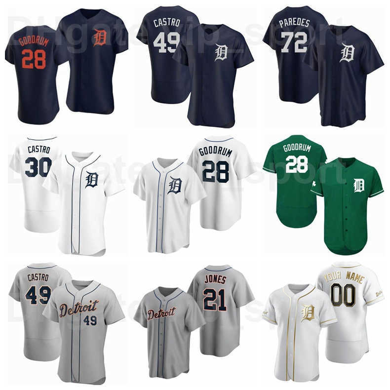

Baseball 30 Harold Castro Jersey 28 Niko Goodrum 19 Isaac Paredes 21 JaCoby Jones 9 Willi Castro 55 Renato Nunez Men Kids Women, Men cool base